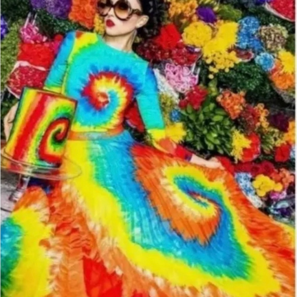 Alice and Olivia tie dye shirt XS